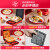 美的（Midea）三明治电饼铛智能控温早餐华夫饼机家用蛋饼机多功能吐司 JK1312P101R