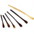 欧杜（oudu） 牛角单头牛角勺3*1精英微量称样药剂匙取样；抛光型约11-12cm