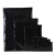 ONEVAN黑色自封袋(100只）不透光密封袋 PE避光包装袋 防尘防水化工原料封口袋 黑色自封袋 7*10cm(13丝)