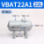 沐鑫泰 VBA10A空气气体增压阀器加压泵增压缸气动缸 VBAT20A1(20L储气罐） 