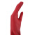 海斯迪克 加厚加长乳胶手套 清洁劳保手套 红色38cm长S码