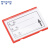 稳斯坦 WST133 磁性标签 仓库标识牌货架标识卡物料卡材料卡片（红色6*10软磁）