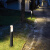 幻色 现代简约led亚克力草坪灯公园庭院地插灯高亮道路照明景观灯 底座款-400mm-接电-暖光