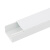 ABLEMEN PVC白色装配走线槽 阻燃绝缘明装室内穿线槽电线电缆网线过线槽 20*10mm方型槽 5米 （1米*5根装）