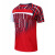 胜l羽毛球服男女款瑞典马来西亚国家队短袖速干透气大赛服工作服 男款红色上衣 XL