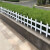京酷 PVC塑钢护栏 变压器隔离绝缘栅栏户外庭院市政草坪绿化围栏（草绿色40cm高）一米价  