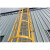 德银 玻璃钢安全爬梯护笼基坑镀锌钢爬梯操作平台工程深井直梯护笼 爬梯护笼
