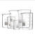 RICH LAB SCRC厚壁玻璃烧杯带刻度耐高温透明无柄量杯100/250/500/1000ml 25ml
