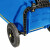 兰诗（LAUTEE）LJT2214 蓝色分类脚踏120L垃圾桶 大号垃圾桶