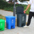 捷诺立（JNL）22521 分类脚踏垃圾桶家用餐厅商用脚踩垃圾箱带盖红色有害垃圾45L