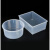 圆形塑料水槽方形实验试剂瓶托盘加厚大号容器透明塑料水盆试验盒 水槽【圆形】直径25*10cm