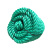 鸣固 尼龙绳 塑料绳耐磨物流绳户外手工编织货车捆绑绳绿色绳子12mm（100米/捆）