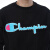 Champion 冠军 Life系列 GF70 经典草写Logo男女情侣款圆领套头长袖卫衣 Y08212 Black 黑色 XS