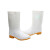 阿力牛 AZF74 白色卫生鞋靴 耐油耐酸碱劳保防护雨鞋 工厂食堂胶鞋  中低筒 42 