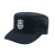 沸耐笙 FNS-23193 物业酒店门卫保安帽通用 黑色保安缝布帽58 1顶