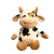 艾乐芙 毛绒玩具奶牛公仔可爱牛牛布娃娃小牛玩偶抱枕摆件属牛生日礼物 如图色 65厘米