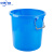 中环力安【280L蓝色无盖】大号塑料桶 圆形收纳桶大容量水桶酒店厨房工业环卫物业垃圾桶
