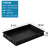 防静电托盘长方形加厚元件盒物料盒零件盒工具周转箱黑色 45号_450*300*60mm