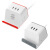 吉顺创意排插智能插线板带USB电源插板无线充插座多功能插排 FT02 1.5米红色