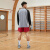 楚步（CHUBU） 美式四分复古运动篮球短裤透气休闲宽松训练男不过膝跑步球裤 白色 XL（175-180CM，170斤以内）