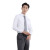 中神盾 8120 男式长袖衬衫修身韩版职业商务免烫衬衣 (100-499件价格) 白色斜纹 41码