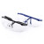 海斯迪克 gnjz-1041 防风沙护目镜防尘眼镜 黑架白片（12个） 