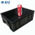 箱大王 Xdc-01  防静电周转箱 黑色塑料收纳箱零件盒 3号350*265*125无盖