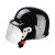 SPTA 防爆防暴头盔包边法式防护帽钢丝网带面罩 钢网防暴头盔