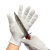 谋福9181 防割手套防护钢丝手套 防割户外战术手套 劳保用品（白色防割款 均码）