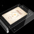 海斯迪克  双面桌牌台卡广告牌 斜角木底强磁竖款（210×297mm）