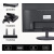 全新19/22电脑显示器宽屏可壁挂HDMI高清液晶监控电脑显示屏幕 黑色22VGA+HDMI接口 12v 官方标配