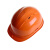 代尔塔(DELTAPLUS） 安全帽橙色新国标工地防砸可调节通风孔可印字 102012 1顶装