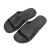 安美尚 SPU防静电拖鞋 黑色方形ESD黑标款 夏季电子厂无尘车间防臭防滑工作鞋42码 AMS702-1