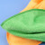 赫思迪格 清洁抹布百洁布 装修工作毛巾清洁抹布30×60cm 中紫色（10条）JG-850