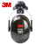 3MH10P3E挂安全帽隔音耳罩 隔音降噪消音抗噪耳机工业用护耳器 H10P3E安全帽耳罩降噪34dB 