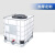 穆运 IBC吨桶1200*1000*1150mm塑料桶储水罐化工桶柴油桶工厂储水桶白色组装桶1000L口径50mm
