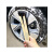 发动机清洗刷子车用钢圈轮毂轮胎清洁刷汽车加长多功能竹柄鬃 加长弧形竹柄刷100把