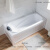 TIFICY亚克力小户型家用单人按摩浴缸独立式长方形恒温加热网红浴缸 空缸左群加厚型 1.2m