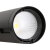 雷士照明 （NVC）led轨道射灯COB滑道防眩光 黑色灯体 24w暖黄光