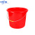 中环力安【21L有盖款】塑料手提水桶红色大小水桶带盖子耐摔