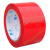 红色封箱打包胶带4.5-4.8-6cm宽 彩色标识带 有色透明封口带 红色 米长一卷