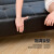 华恺之星 沙发床 两用折叠沙发多功能小户型双人位皮革沙发 HKS10黑色皮革