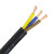 诚象 电线电缆线国标三芯ZB RVV3*1.5平方100米纯铜阻燃软护套线户外电源线 RVV3*1.5（100米）