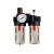 工耐德 气源处理器二联件油水分离器空气过滤器调压阀 单位：个 BF4000（塑芯） 