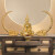 异丽泰式风格摆件禅意小佛像泰国装饰品客厅茶室琉璃如来释迦摩尼 金箔色（大号）