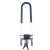跃励工品 加长玻璃门u型锁 加粗 商铺拉手插锁 玻璃门锁 906B款（350mm）一把价