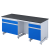 荣存汇 实验桌实验室工作台钢木实验台实验桌宝蓝色黑色理化板台面 2000*750*800mm 1张