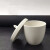 安达通 陶瓷坩埚 实验坩埚带盖瓷坩埚耐高温 5个50ml