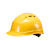 代尔塔/DELTAPLUS102009PP有孔黄色防撞头盔安全帽+1个双色单处logo定制印字建筑工地施工用1顶
