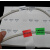A4网线标签纸 缠绕型线缆网线标签贴纸 通信机房布线路标签打印纸 红色
